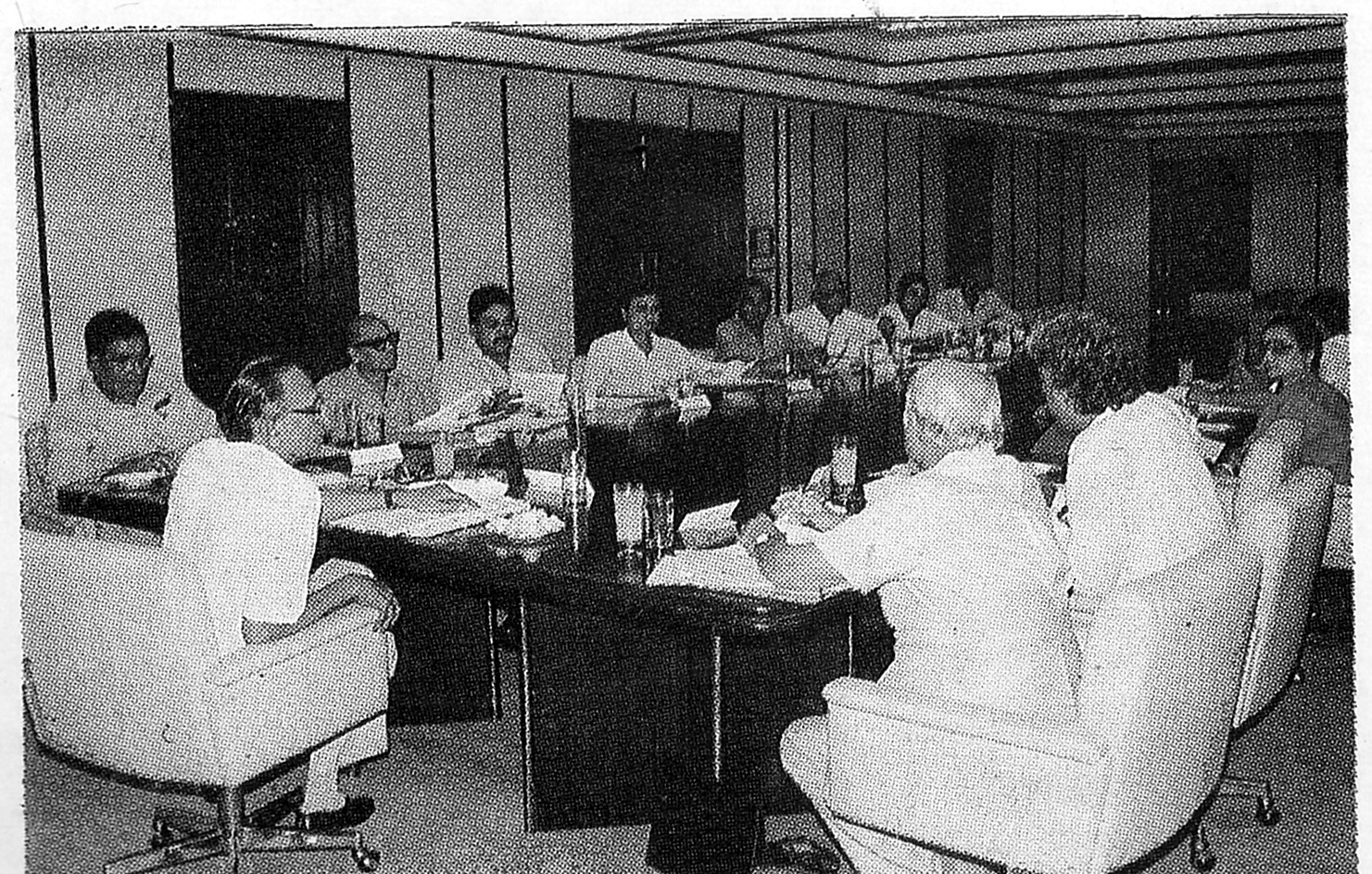 A meeting of the Board of Directors of the Company in session.